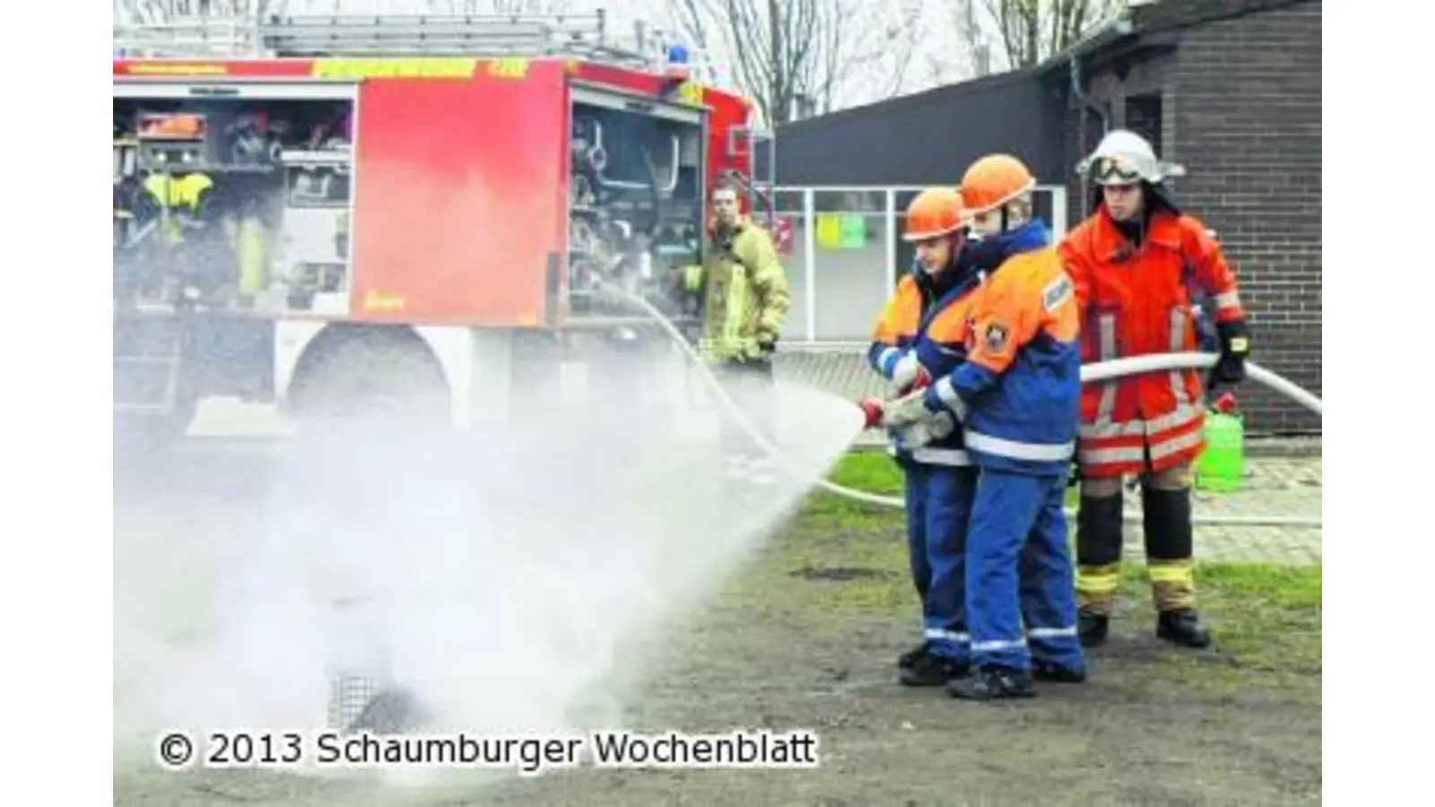 Löschangriff und interessante Experimente (Foto: bb)